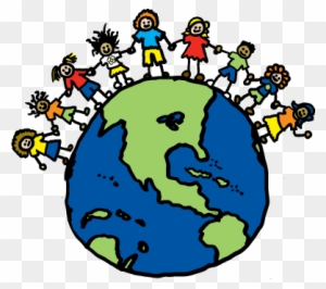 hands around earth clipart
