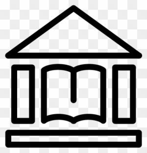 Library Icon Black And White