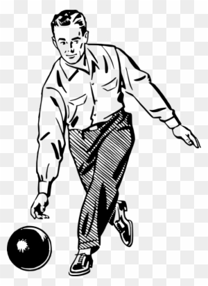 Bowling Pin Bowling Balls - Vintage Bowling Clip Art