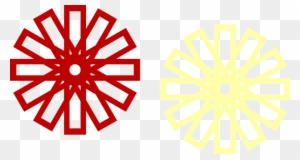 Islamic Star Clip Art - Islamic Clip Art Red