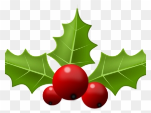 Holley Clipart Holiday Feast - Clip Art Christmas Holly