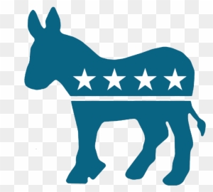 Democratic Party - Transparent Democrat Donkey