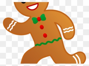 Stories Clipart Gingerbreadman - Running Cartoon Gingerbread Man - Free