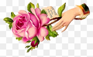 Flower Rose Pink Floral Craft Supply Digital Download - Rose