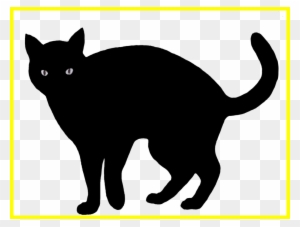 Scared Cat Clipart 7 Clip Art Of A Scary - Halloween Clipart Black Cat