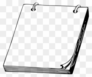 Paper Laptop Notebook Drawing - Open Notebook Clip Art