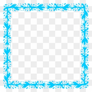 Download Transparent Blue Frame Png Clipart Clip Art - Transparent Blue Border Design