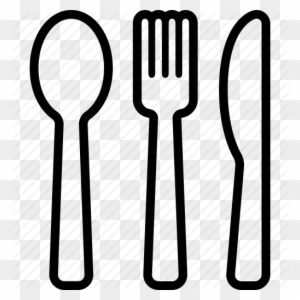 Free Download Silverware Icon Transparent Clipart Knife - Cutlery Icon  Transparent Background - Free Transparent PNG Clipart Images Download