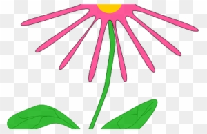 Jenni Whimsical Pink Flower Clip Art At Clkercom Vector - Pink Flower Clip Art