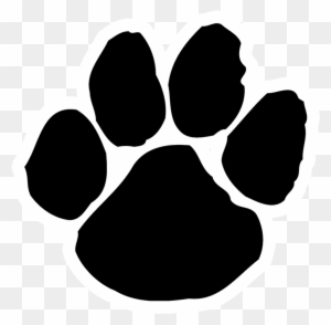 School Logo - Tiger Paw Print Clipart