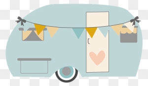 I Didn't Purchase My First Vintage Trailer In A Downpour - Caravan Clipart