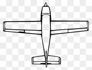 Cessna Drawing Clip Art Jpg Royalty Free Download - Birds Eye View Plane