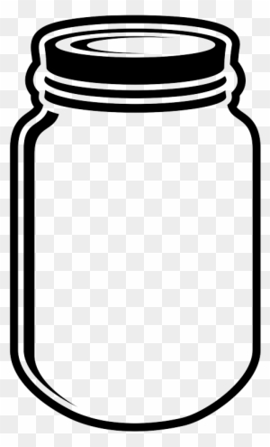 hanging mason jar clip art