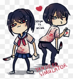 Yanderesimulator Yandere Kun Senpai Ismine Kid Friendly Yandere Chan Free Transparent Png Clipart Images Download - yandere simulator roblox senpai