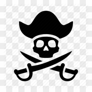 Pirate Skull Icon Clipart Jolly Roger Pirate Computer - Pirate Skull Icon