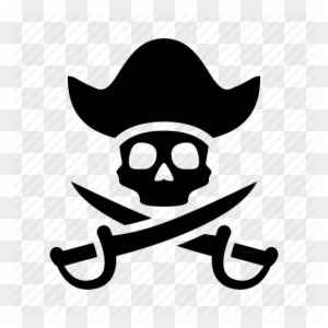 Pirate Skull Icon Clipart Jolly Roger Pirate Computer - Pirate Skull Icon