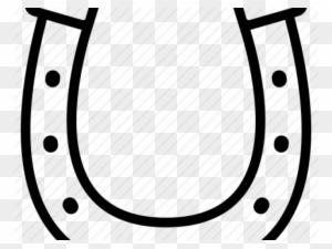 Luck Clipart Lucky Horseshoe - Black And White Clip Art Horse Shoe