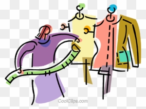 Clothing Manufacture And Design Royalty Free Vector - Illustration