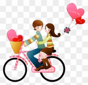 B *✿* Valentines Day Couple, Love Valentines, Wedding - Romantic Couple Pic With Cycle Hd