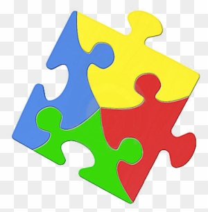 Autism Logo Pictures Clipart Best - Multi Colored Puzzle Piece