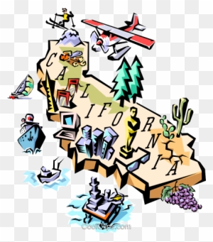 At Getdrawings Com Free Clipart Free Library - Clip Art Map Of California