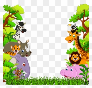 Фотки Jungle Cartoon, Baby Cartoon, Jungle Clipart, - Animal Forest Cartoon Background