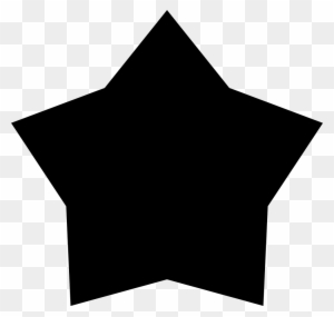 Straight Edge Star Comments - Favourites Icon Png Black