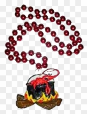 Mardi Gras Red Beads Png