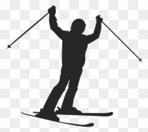 Clip Freeuse Library Silhouette At Getdrawings Com スキー イラスト 無料 Free Transparent Png Clipart Images Download