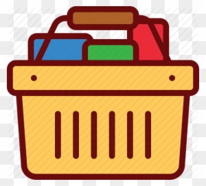 Supermarket Library Download - Basket Of Goods Icon