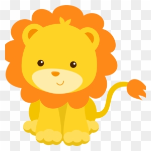 Cartoon Lion Clipart Lion Clipart Cute Borders Vectors - Clipart Baby Jungle Animals