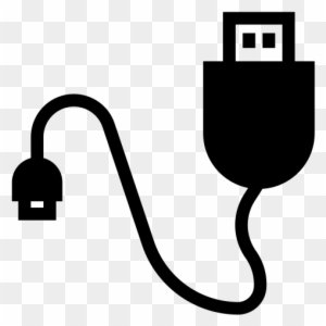Transfer Wire Computercable Usb - Usb Cable Icon Png