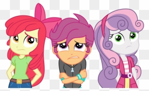 Sketchmcreations, Crossed Arms, Cutie Mark Crusaders, - My Little Pony Equestria Girls Happily Ever