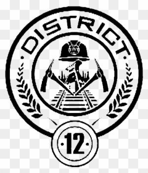 hunger games symbol black and white