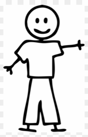 Man Vs Man Is Not Just Related To People - Clip Art Male Stick Figure