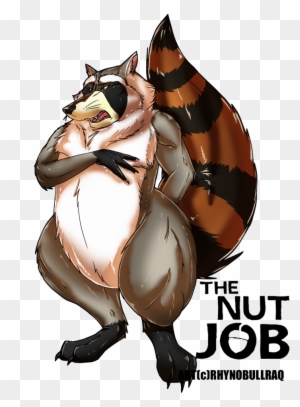 The Nut Job Raccoon By Rhynobullraq - Nut Job The Raccoon