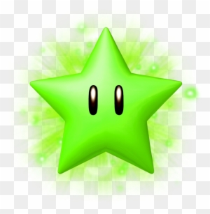 Super Mario Clip Art - Super Mario 3d World Green Star