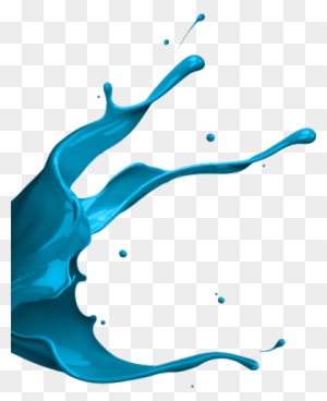 Awesome Paint Splatter Clipart Blue Paint Splash Png - Blue Paint Splashes Png