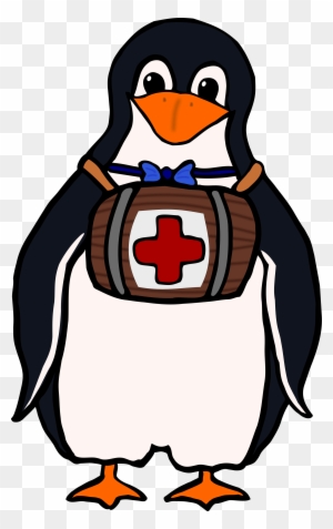 Free Download Free Penguin Red Cross Clipart - Red Cross Logo Cartoon