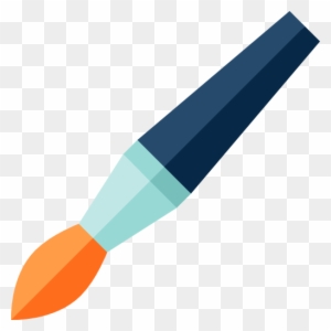 Paint Brush Free Icon - Paint Brush Vector Icon