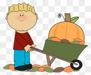 Pumpkin Clip Art For Kids - Pronoun Flashcards