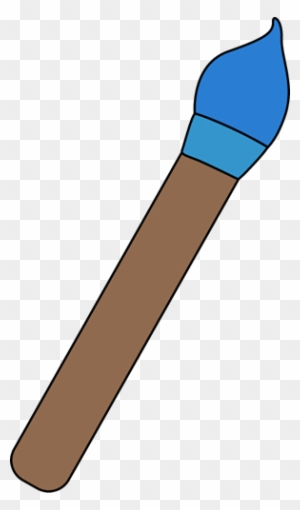 Blue Art Paint Brush - Paint Brush Clip Art Purple