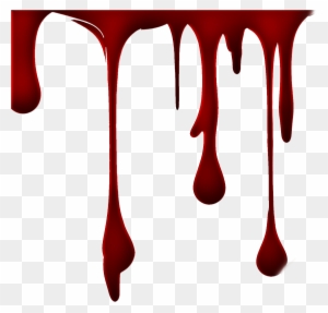 Blood Splatter Hand Clipart - Transparent Blood Drip - Free Transparent