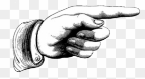 Hand Pointing Right Clipart - Quote From The Hobbit