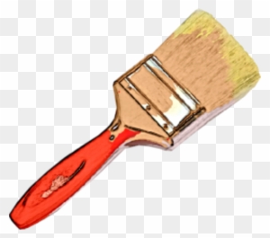 Cartoon Paintbrush Clipart - Large Paint Brush Png