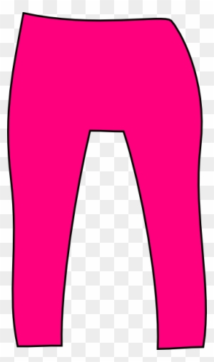 Trousers - Clipart - Clip Art Pink Pants