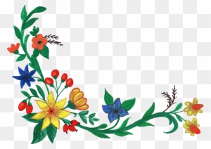 Free Download - Png Format Flower Corner Png