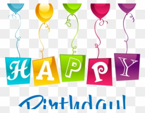 Happy Birthday Logos Clip Art Transparent Png Clipart Images Free Download Clipartmax