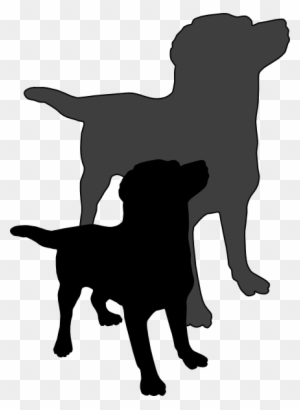 Winsome Design Shadow Clipart A Dog And His Clip Art - Shadow Of A Dog