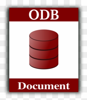 Database Icon Png Images - Icono Del Documento De Texto Open Office